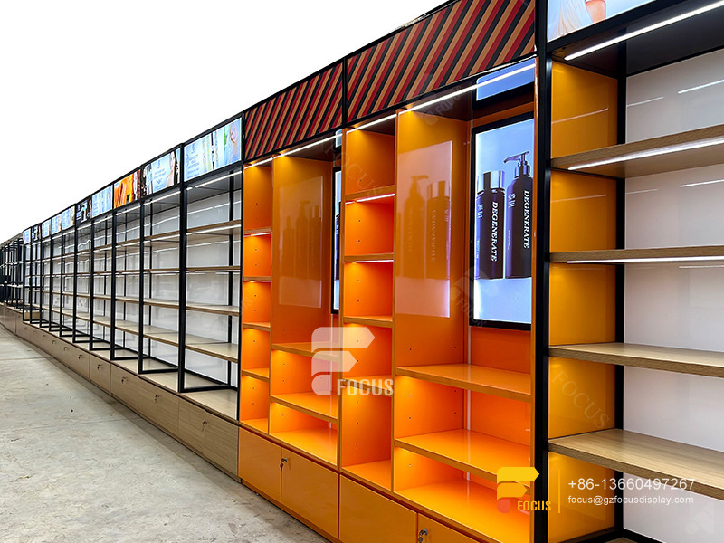 Custom Wig Shelf Display Hair Shelf Beauty Shop Furniture