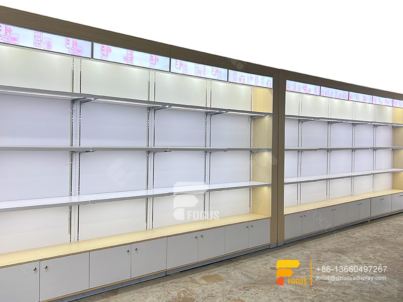 Custom Hair Shelves Wig Rack Beauty Retail Display