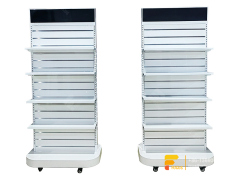 Custom Wig Shelf Hair Care Store Design Shelving Slatwall