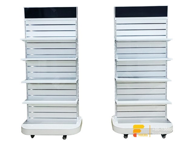 Custom Wig Shelf Hair Care Store Design Shelving Slatwall