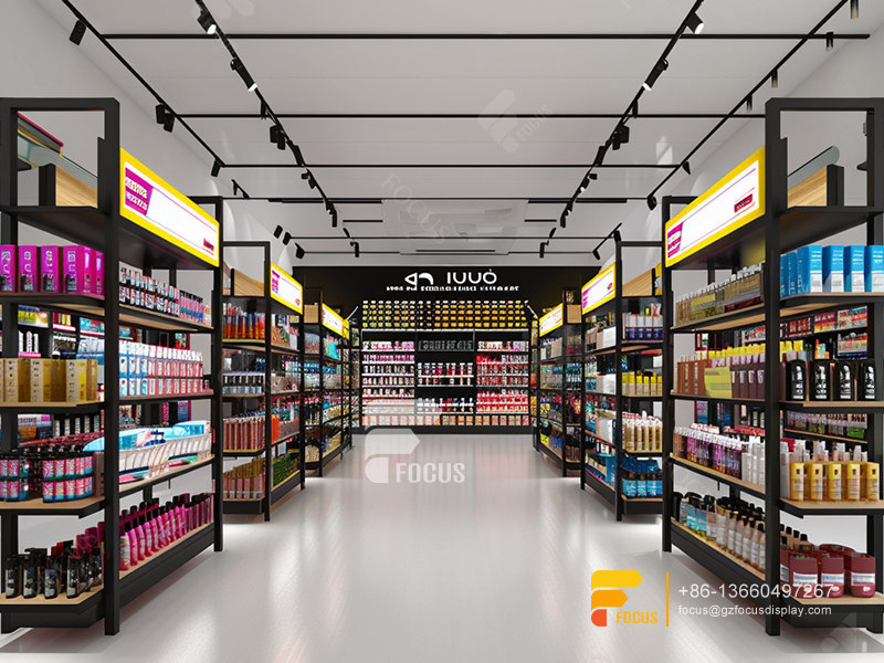 Beauty Shop Design Hair Care Store Design Wig Display Shelf