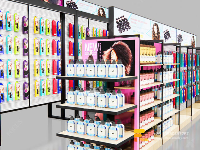 Beauty Cosmetics Shop Fitting Shop Wigs Salon Cabinet Station