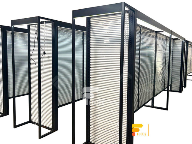 Wig Cabinet Hair Care Store Display Slatwall Shelving