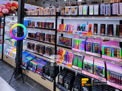 Beauty Display Wig Store Decor Display Cabinet Salon