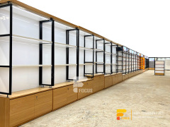Wig Display Cabinet Hair Show Case Beauty Supplies Shelves