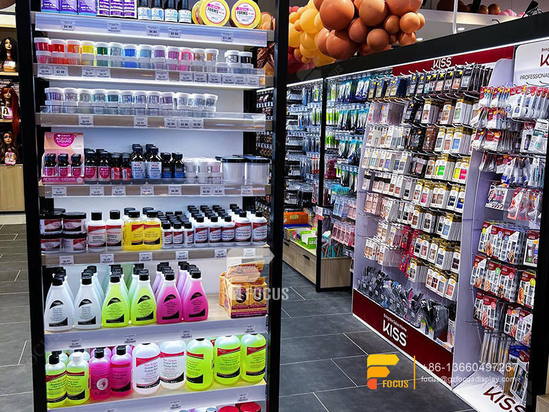 Beauty Supply Store Shelf Hair Salon Cabinet Wig Shop Display