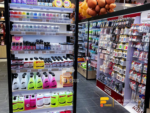 Beauty Supply Store Shelf Hair Salon Cabinet Wig Shop Display