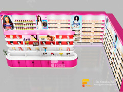 Beauty Store Display Hair Supply Store Wig Head Wall Display