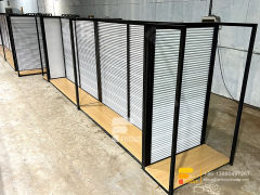Custom Wig Counter Hair Show Case Beauty Store Furniture