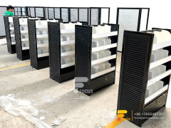 Slatewall Wig Display Hair Show Case Beauty Store Furniture