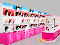 Beauty Supply Store Retail Hair Hair Display Glass Showcase Salon Furniture