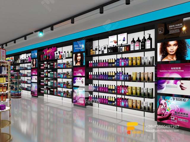 Hair Salon Product Shelvess Wig Display Shelf Beauty Custom Store