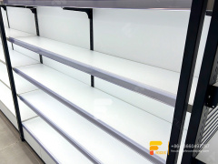 Custom Hair Store Wig Display Showcase Slatwall Racks