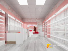 Wig Wall Hair Shop Retail Display Beauty Supply Store Fixtures