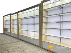 Costum Hair Store Design Wig Display Shelf Slatwall Stand