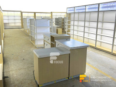 Hair Salon Cabinet Wig Shelf Display Slatwall Merchandiser
