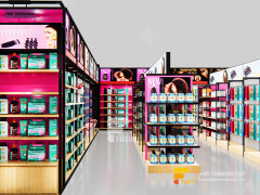 Beauty Store Supplies Hair Shelves Wig Display Showcase