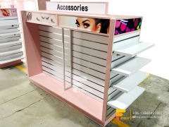Customized Wig Rack Hair Display Slatwall Shelves