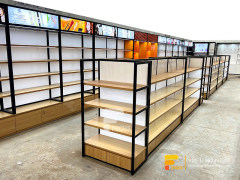 Slatewall Wig Display Hair Show Case Beauty Store Furniture