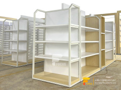 Hair Salon Interior Decoration Wig Display Glass Showcase Salon Furniture