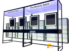 Hair Store Furniture Wig Shop Design Slatwall Shelving