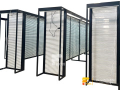 Wig Cabinet Hair Care Store Display Slatwall Shelving