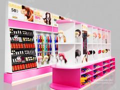 Custom Beauty Store Furniture Wig Shelf Hair Display Rack