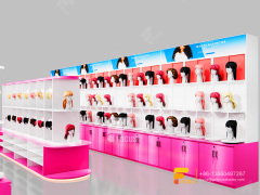 Beauty Supply Store Retail Hair Hair Display Glass Showcase Salon Furniture