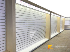 Hair Shop Retail Display Wig Shop Decoration Design Slatwall Cabinet