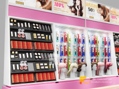 Beauty Shop Furniture Hair Show Case Salon Glass Cabinet