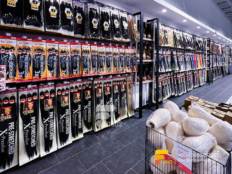 Hair Supply Store Wig Shop Display Furniture Beauty Supply Store Shelf