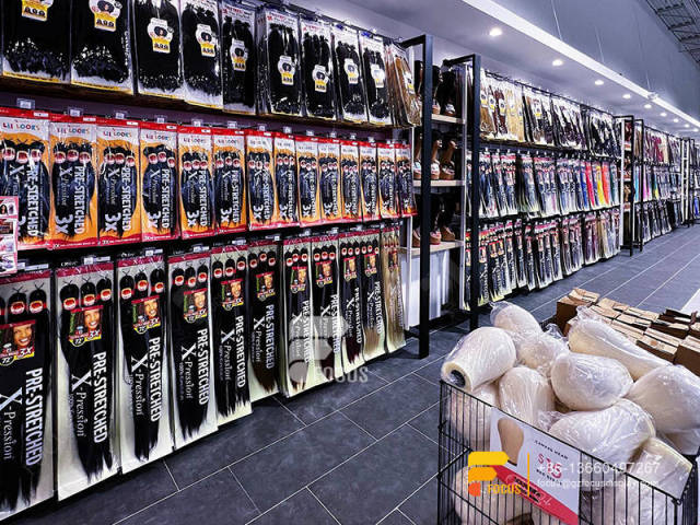 Hair Supply Store Wig Shop Display Furniture Beauty Supply Store Shelf