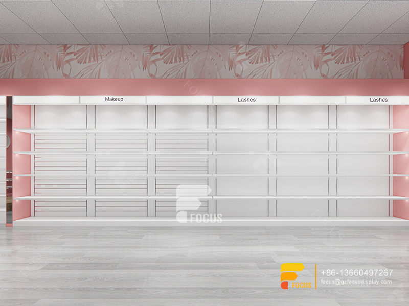 Wall Mounted Wig Display Wig Shelves Beauty Supply Store Furniture