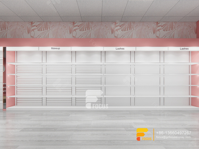 Wall Mounted Wig Display Wig Shelves Beauty Supply Store Furniture