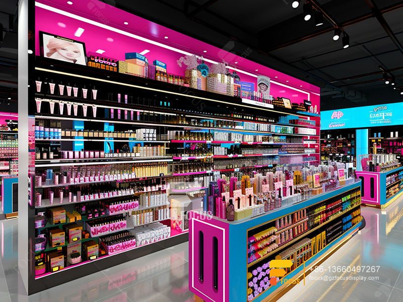 Hair Salon Product Shelvess Wig Display Shelf Beauty Custom Store