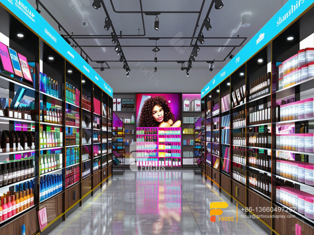 Beauty Shop Design Hair Care Store Design Wig Display Shelf