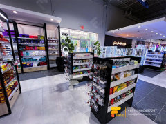 Custom Hair Shop Display Wig Wall Display Beauty Store