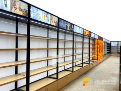Wig Shop Decoration Design Hair Counter Beauty Shop Shelving