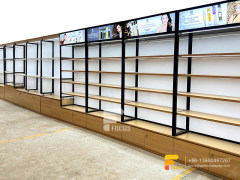 Wig Store Shelving Hair Shop Display Salon Glass Cabinet