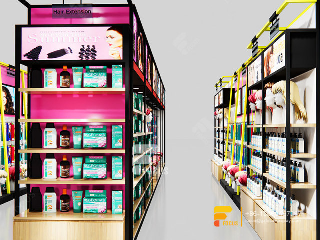 Beauty Cosmetics Shop Fitting Shop Wigs Salon Cabinet Station