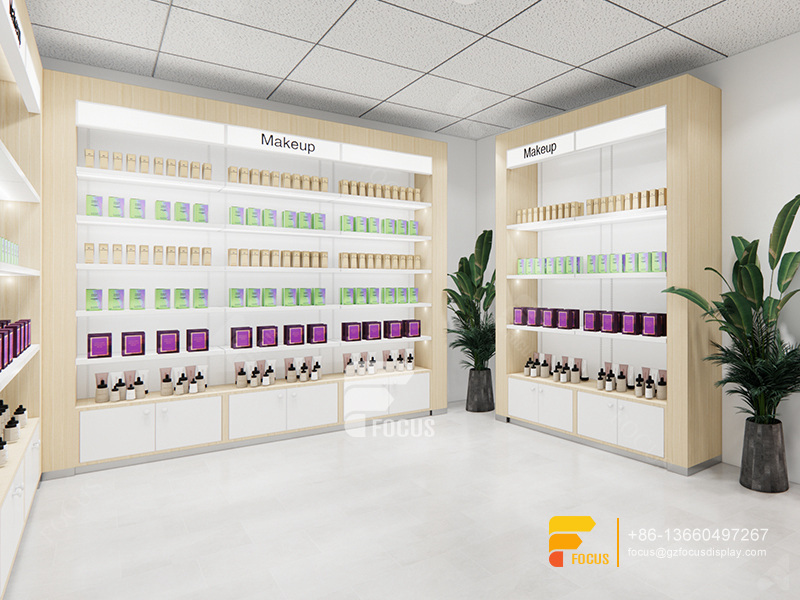 Hair Display Rack Wig Counter Beauty Supply Store Shelves