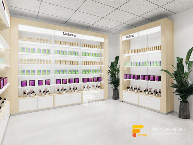 Hair Display Rack Wig Counter Beauty Supply Store Shelves