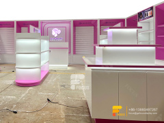 Custom Hair Shelf Wig Store Shelving Beauty Display
