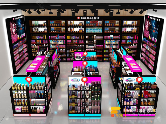Hair Salon Product Shelvess Wig Display Shelf Beauty Custom Store