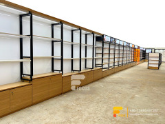 Wig Display Cabinet Hair Show Case Beauty Supplies Shelves