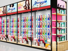 Slatwall Units Metal Wig Display Hair Beauty Supply Store