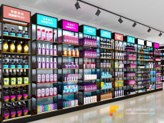 Hair Care Store Display Wig Wall Shelf Beauty Shop Counter