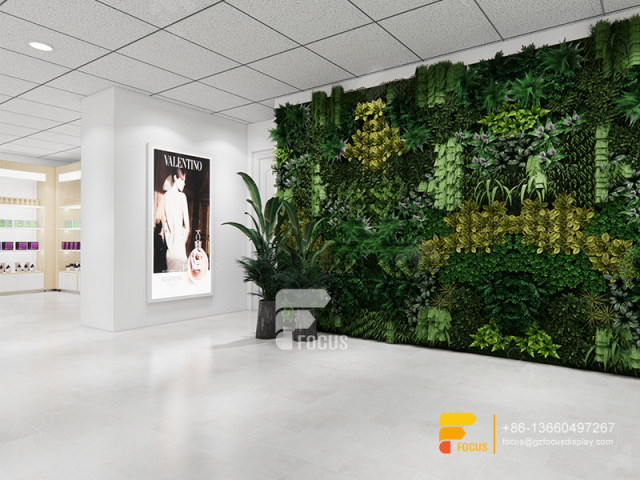 Wig Wall Shelf Custom Hair Store Design Beauty Retail Display