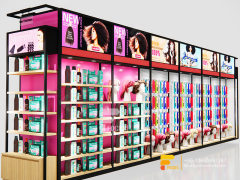 Beauty Products Display Shelf Hair Showcase Beautiful Fashion Shop Design