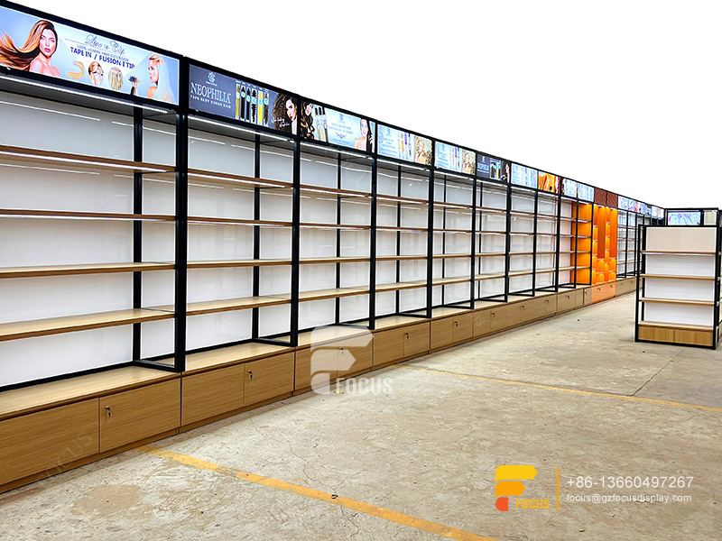 Wig Retail Display Hair Show Case Beauty Retail Counter